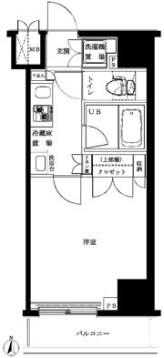 ルーブル板橋区役所前の間取り画像