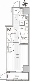 プレミアムキューブG東新宿の間取り画像