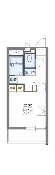 レオパレスサンボーンの間取り画像