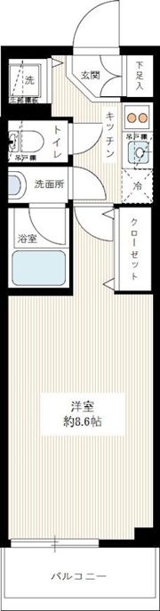 プレディアンスフォート錦糸町HY’sの間取り画像