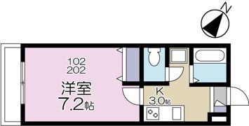 カーサコリーナの間取り画像