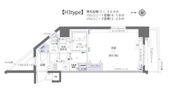 ZOOM板橋大山の間取り画像