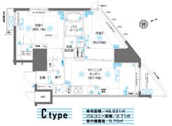 ZOOM駒込の間取り画像