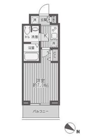 レジディア蒲田の間取り画像