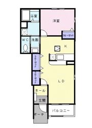プラシード エスの間取り画像