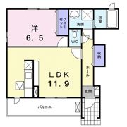 アムールCの間取り画像
