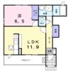 アムールCの間取り画像