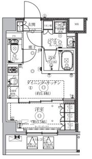 セジョリ横浜鶴見NORTHの間取り画像
