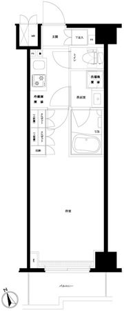 ルーブル川崎中丸子弐番館の間取り画像
