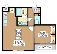 ミリアビタ長洲の間取り画像