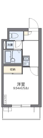 レオパレスオゥルの間取り画像