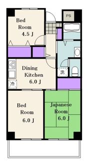トップアイランドコーポの間取り画像