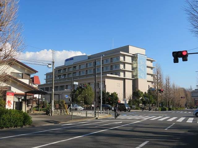 近くの日野市民病院まで800m(徒歩10分)