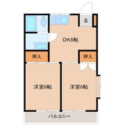 コーポホワイトの間取り画像