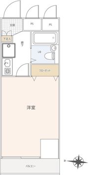 リベール国分寺の間取り画像