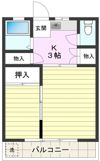 高橋コーポの間取り画像