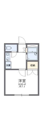 レオパレスNISHISUNAの間取り画像