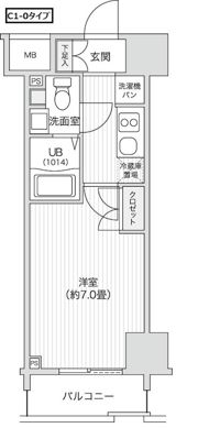 レジディア笹塚IIの間取り画像