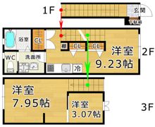 CIK24（シーアイケー24）の間取り画像