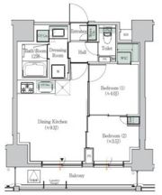 ONE ROOF RESIDENCE ASAKUSABASHの間取り画像