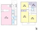 築浅戸建て・駐車2台可・3SLDK 宇津木タウンの間取り画像