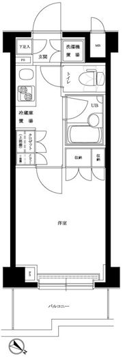 ルーブル目黒不動前の間取り画像