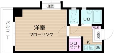 ビルトモア西新宿の間取り画像