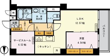 大森ハウスの間取り画像