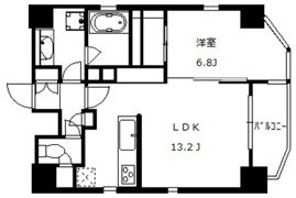 ディアコート麻布の間取り画像