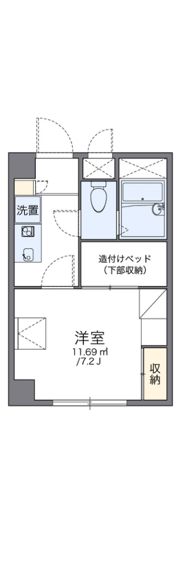 レオパレス御代の台の間取り画像
