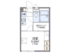 レオパレス若宮の間取り画像