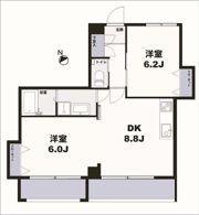 月村マンションNo.33の間取り画像