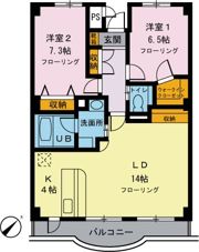 メロディーアの間取り画像