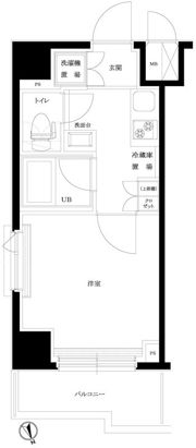 ルーブル仲六郷弐番館の間取り画像
