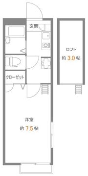 メインシティガーデン 細田の間取り画像