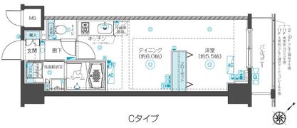 フェニックス新横濱クアトロの間取り画像