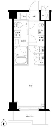 ルーブル川崎中丸子参番館の間取り画像