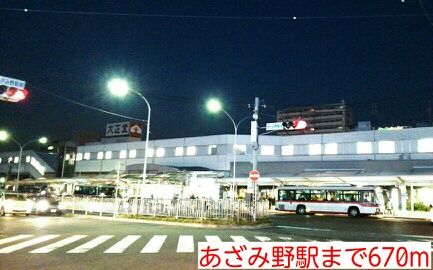 近くのあざみ野駅まで670m(徒歩9分)
