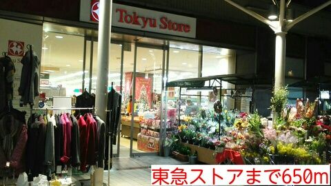 近くの東急ストアまで650m(徒歩9分)