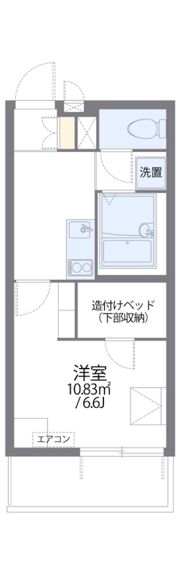 レオパレスRTフォーブルの間取り画像