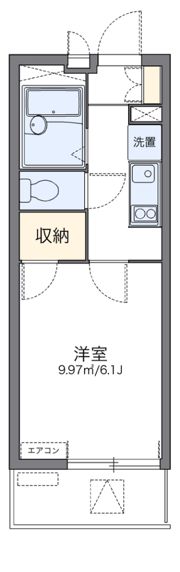 レオパレスラトナの間取り画像