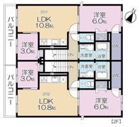 （仮称）美浜区幸町1丁目PJの間取り画像