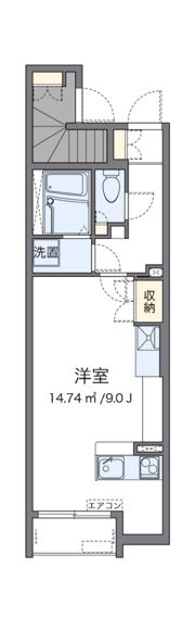 レオネクストハイム トミの間取り画像
