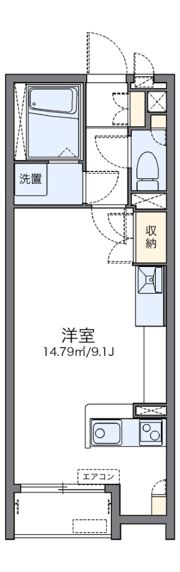 レオネクストアップルペアの間取り画像