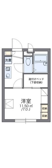 レオパレスリューヴァの間取り画像