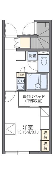 レオパレス純IIIの間取り画像
