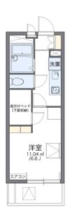 レオパレスカムラークの間取り画像