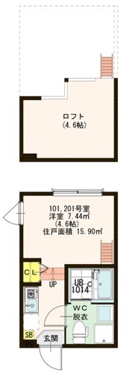 ハーモニーテラス綾瀬の間取り画像