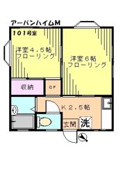 アーバンハイムMの間取り画像