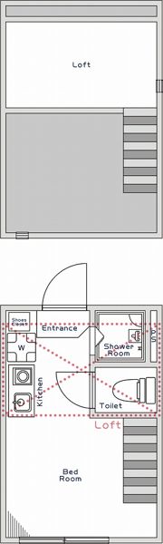 Blue Reef2号館の間取り画像